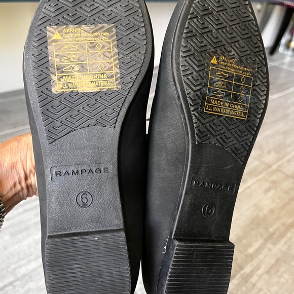 Rampage pointed toe black flats. - Picture 3 of 3